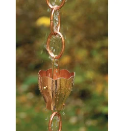 Lee Valley Home Maintenance>Copper Rain Chain