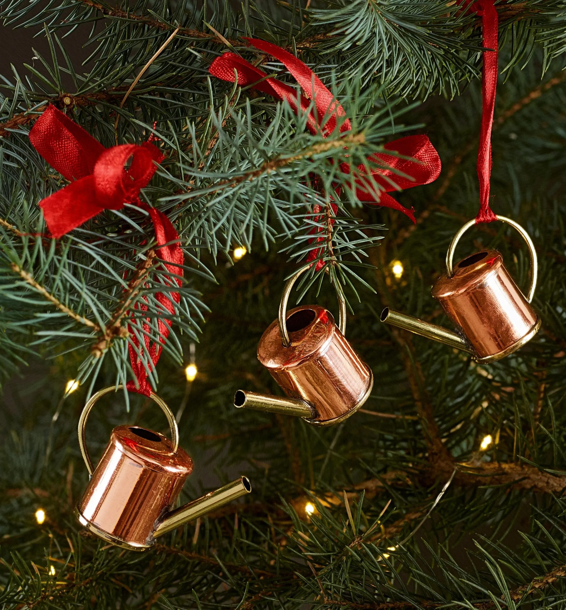 Lee Valley Décor>Copper Watering Can Ornaments