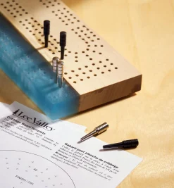 Lee Valley Plans>Cribbage Board Template