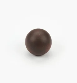 Lee Valley Knobs>Dark Rust Brass Knob