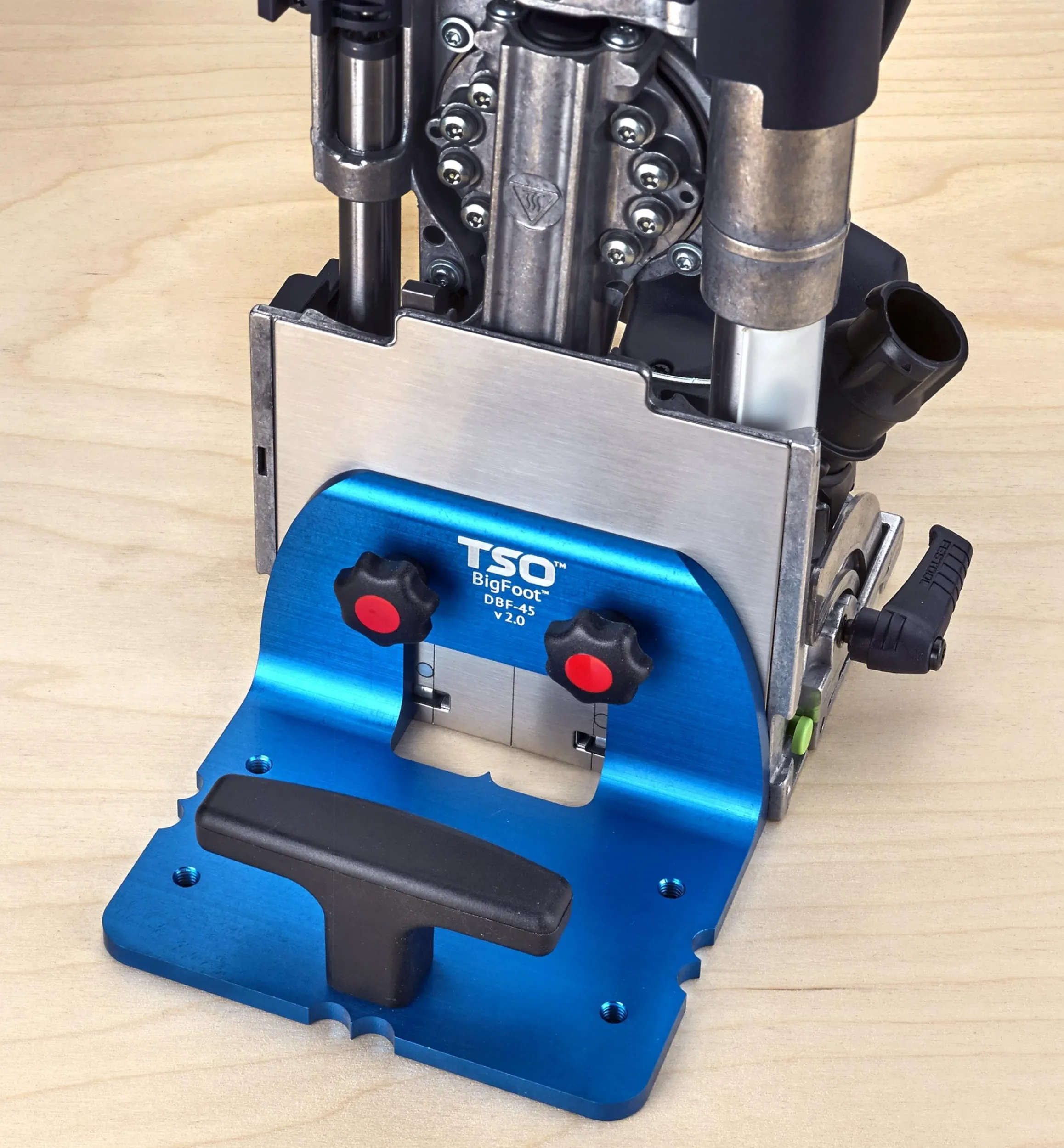 Lee Valley Power Tool Accessories>DBF-45 V2.0 BigFoot Base Support Bracket For Festool Domino