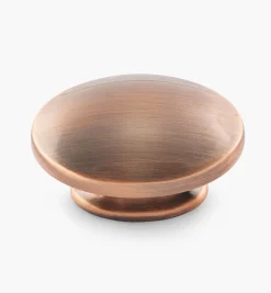 Lee Valley Knobs>Dome-Faced Oval Knobs