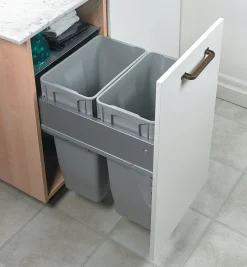 Lee Valley Composting|Composting>Door-Mount Dual Waste Bin
