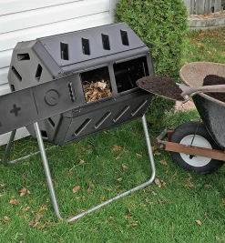 Lee Valley Composting|Composting>Dual-Batch Rolling Composter