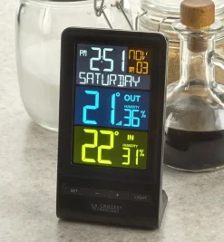 Lee Valley Weather Measurement>Dual-Display Indoor/Outdoor Weather Station