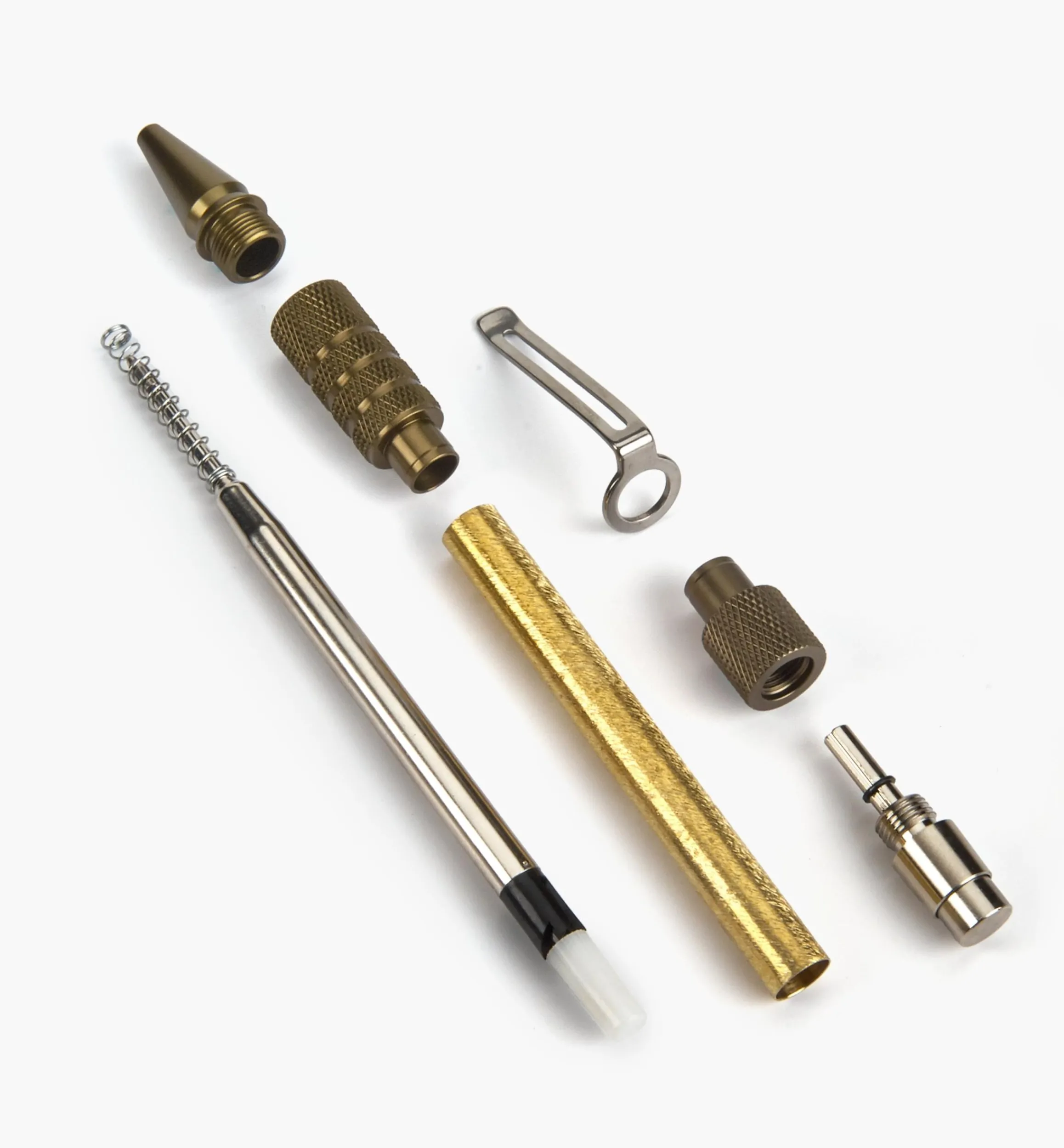 Lee Valley Project Supplies>DuraClick EDC Ballpoint Pen Hardware