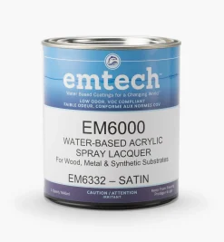 Lee Valley Supplies>Emtech Water-Based Lacquer