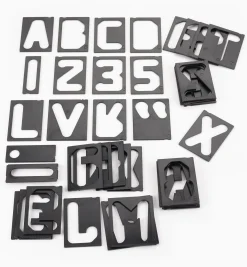 Lee Valley Routing>Extra Letter Sets For Router Letter Template Set