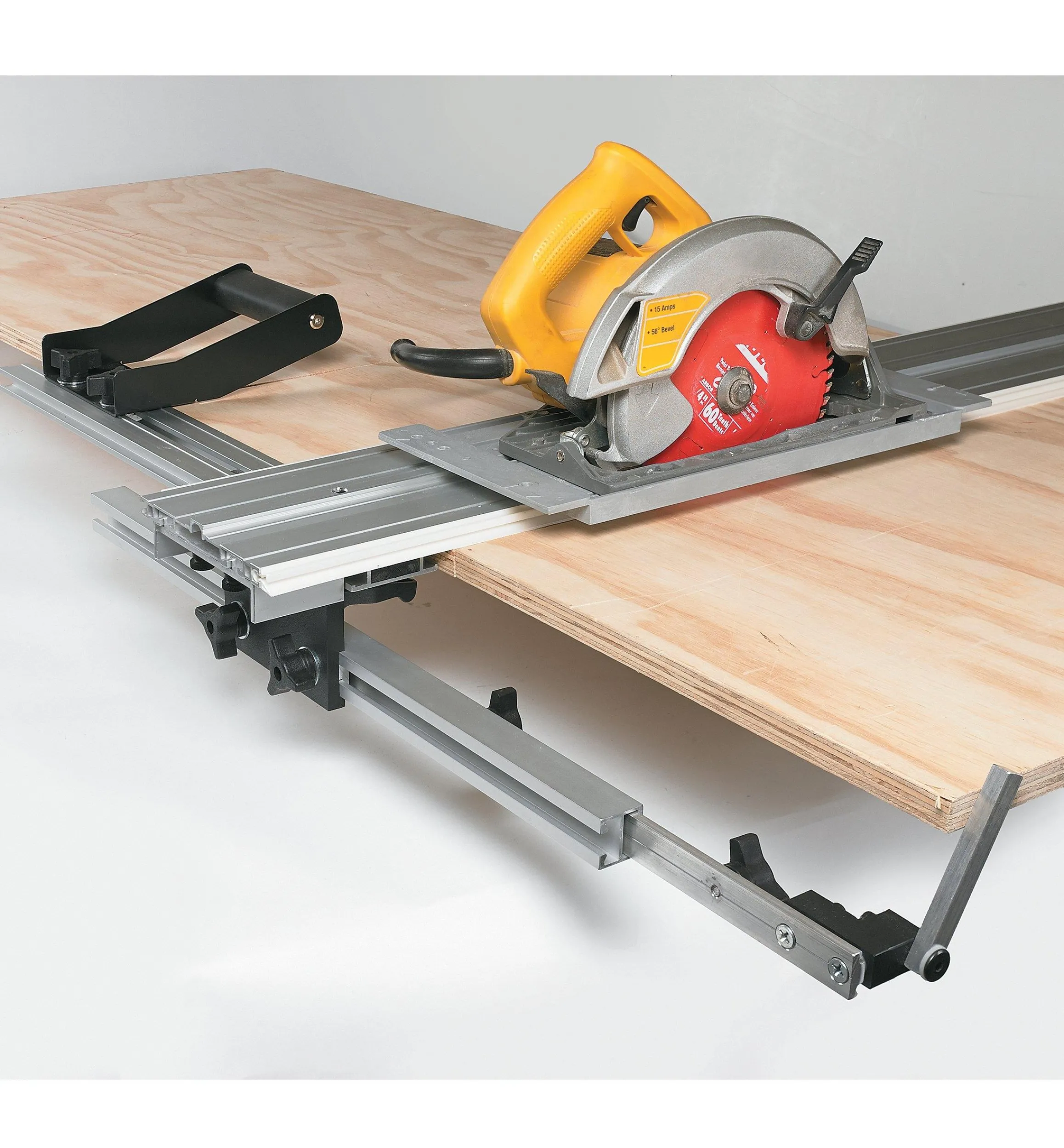 Lee Valley Power Tool Accessories>EZ Smart 54” Track Saw System, Fence & Repeater Stop Set