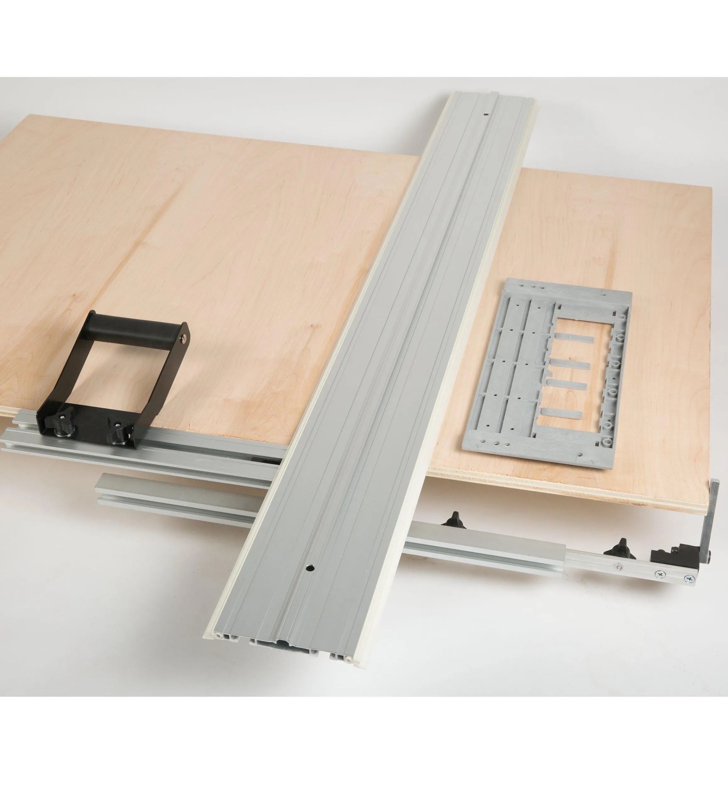 Lee Valley Power Tool Accessories>EZ Smart 54” Track Saw System, Fence & Repeater Stop Set