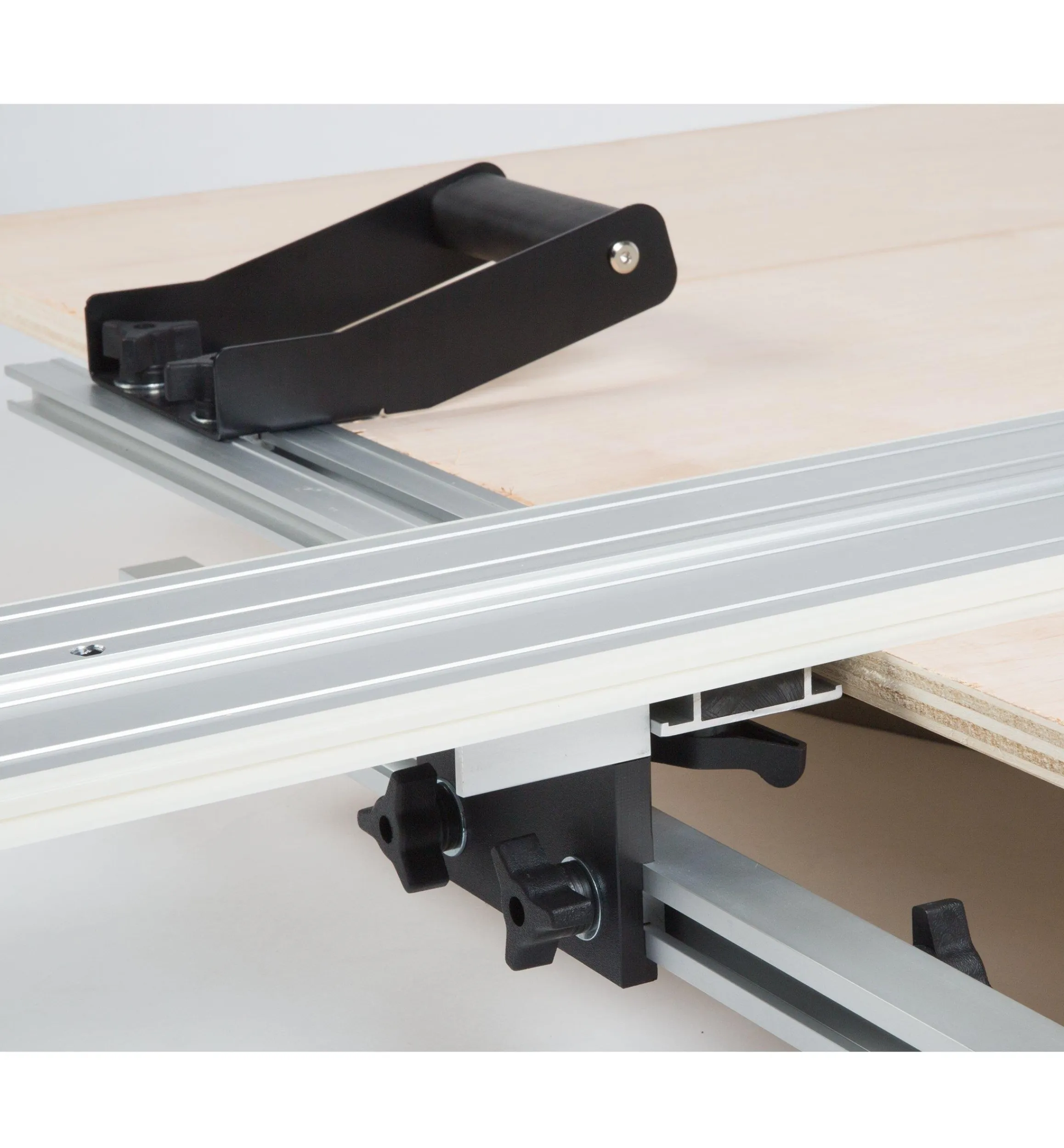 Lee Valley Power Tool Accessories>EZ Smart 54” Track Saw System, Fence & Repeater Stop Set