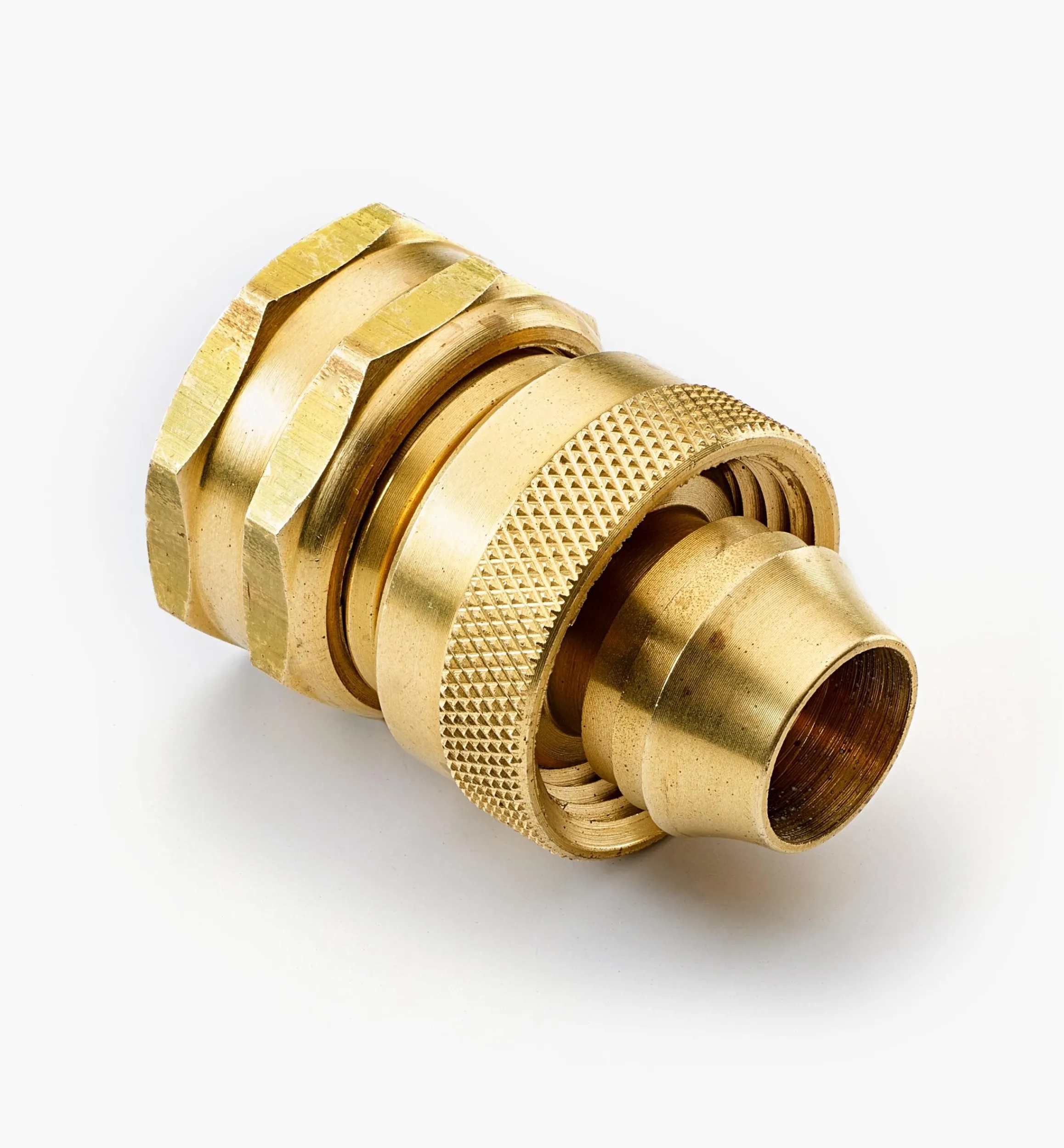 Lee Valley Hoses & Accessories>Female Brass Hose Coupler
