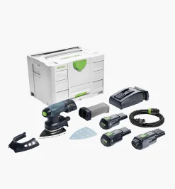 Lee Valley Power Tools>Festool Cordless Delta Sander DTSC 400 LI 3,0 Set