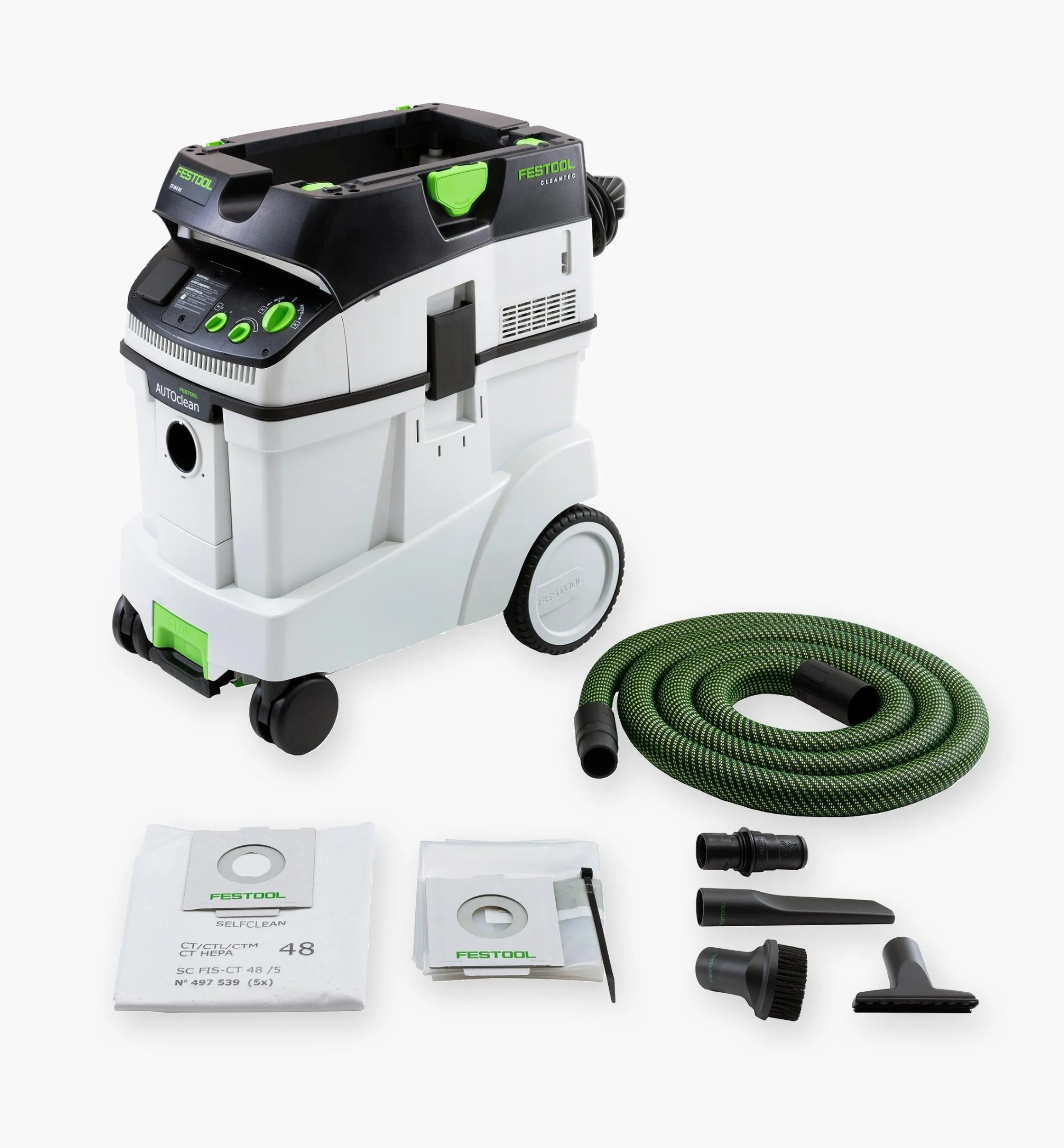 Lee Valley Workshop>Festool CT 48 AC HEPA Dust Extractor With AutoClean
