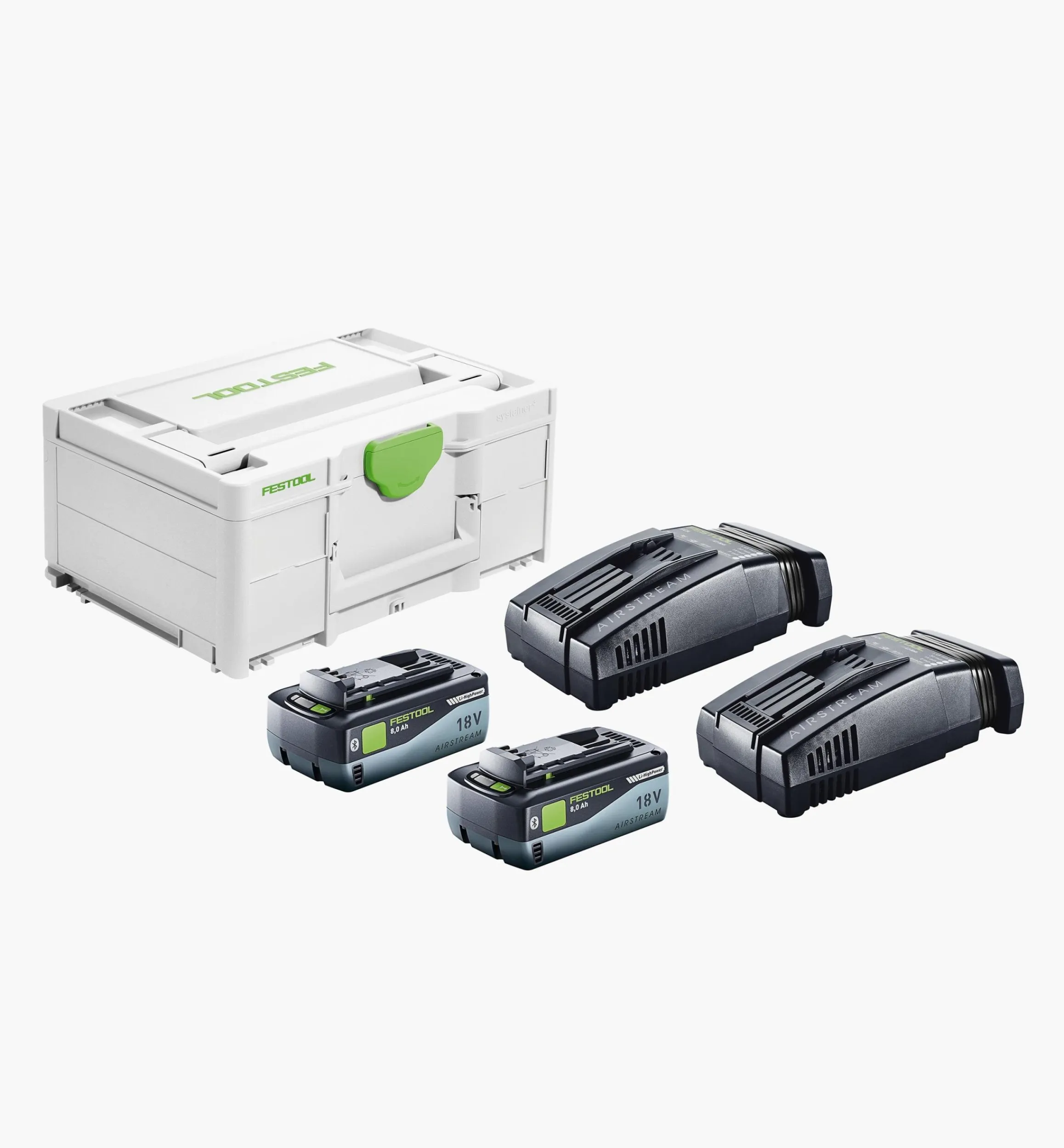 Lee Valley Workshop>Festool Energy Set SYS 18V 2×8,0/2×SCA16