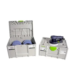 Lee Valley Power Tools>Festool ETS EC 150 And Net Abrasive Combo Kit