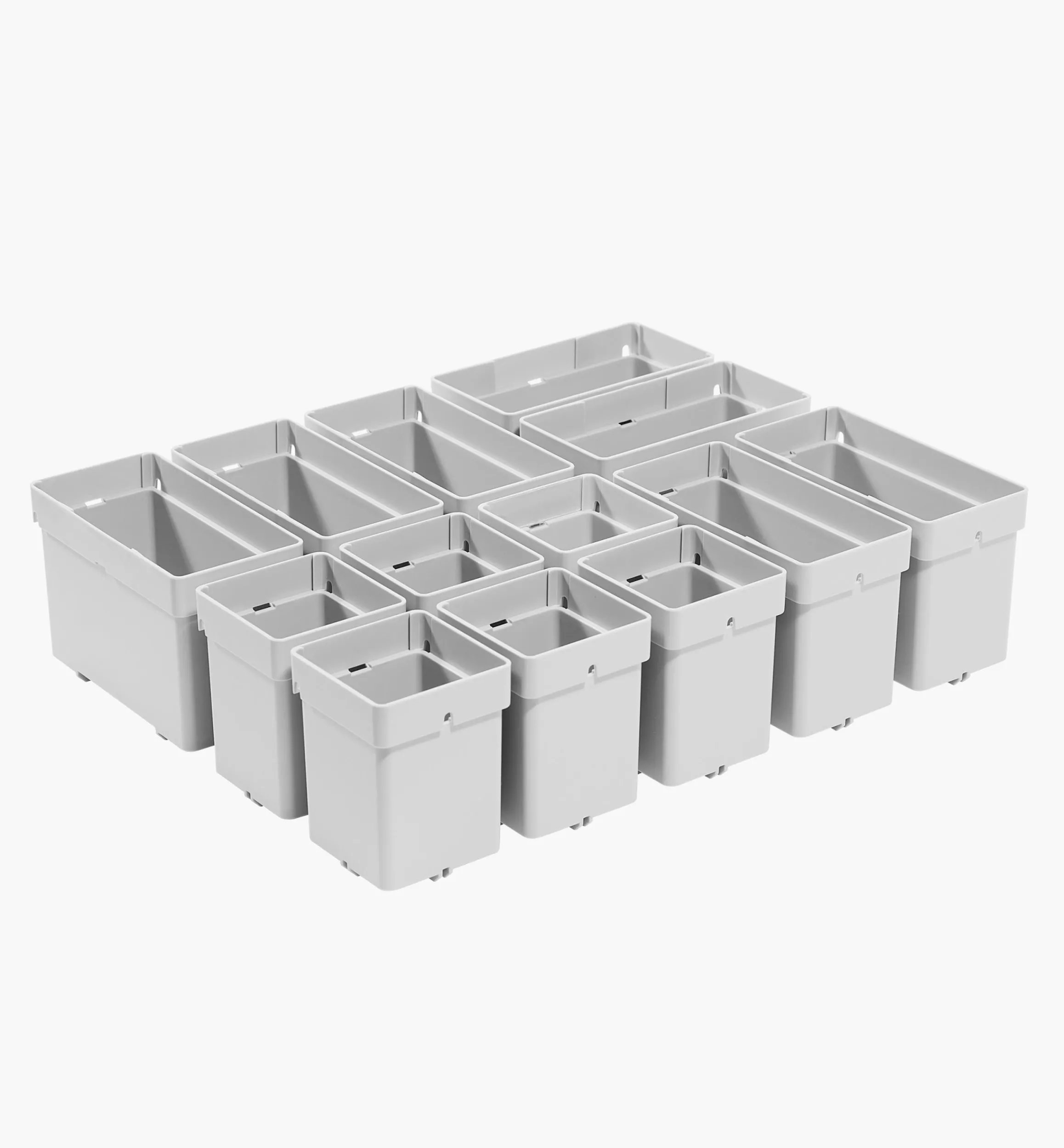 Lee Valley Workshop>Festool Plastic Container Set 50 × 50/50 × 100 × 68