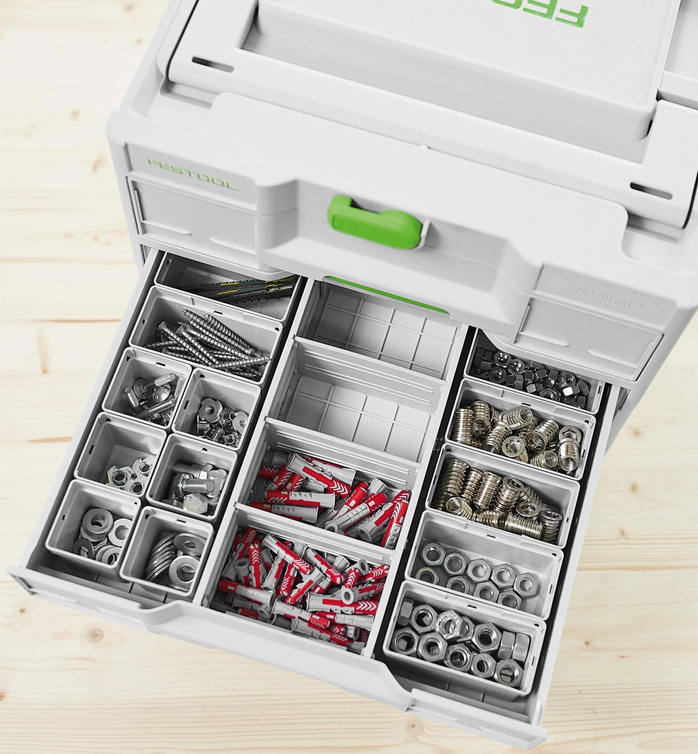 Lee Valley Workshop>Festool Plastic Container Set 50 × 50/50 × 100 × 68