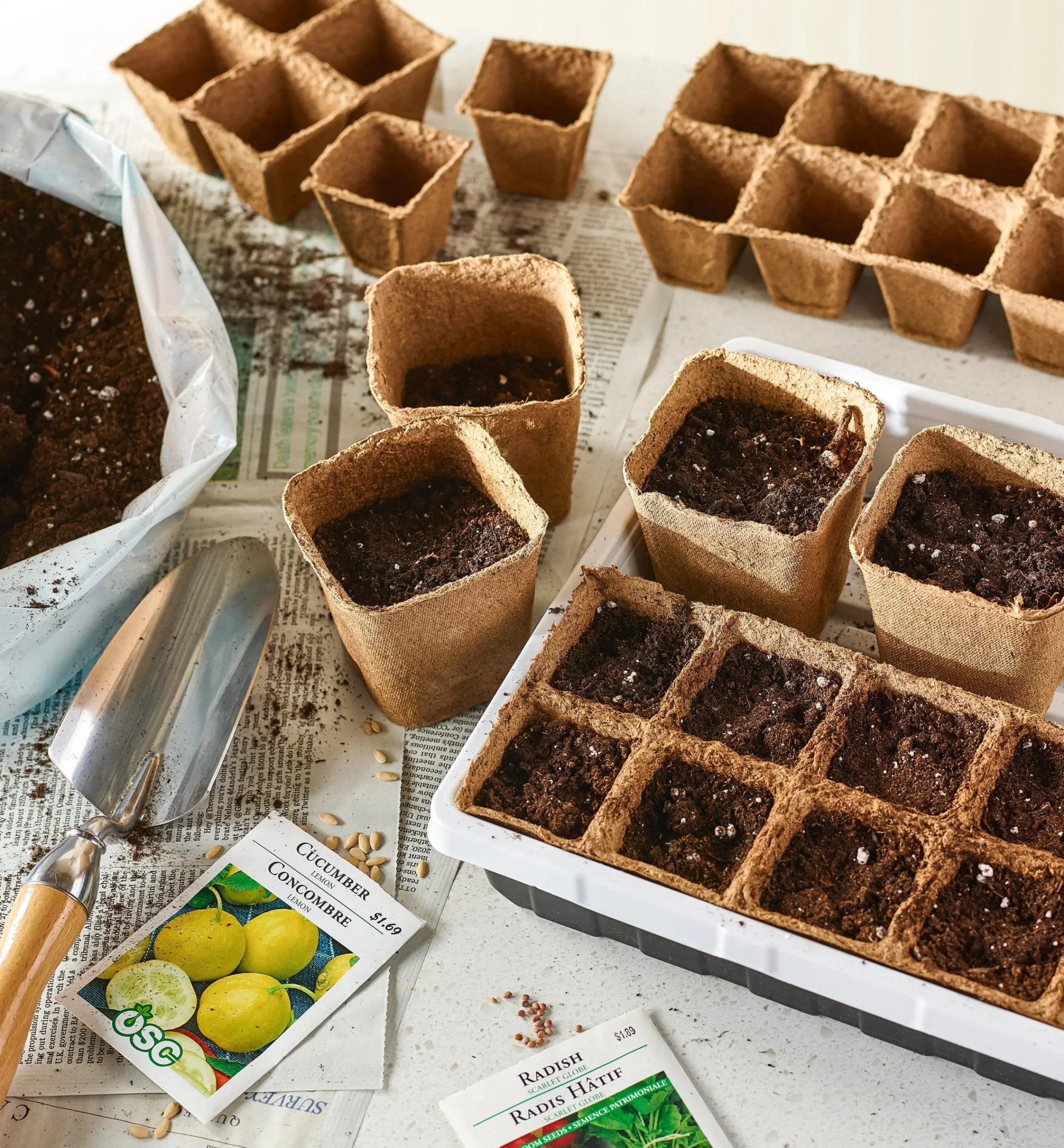 Lee Valley Seed Starting>Fiber Pots