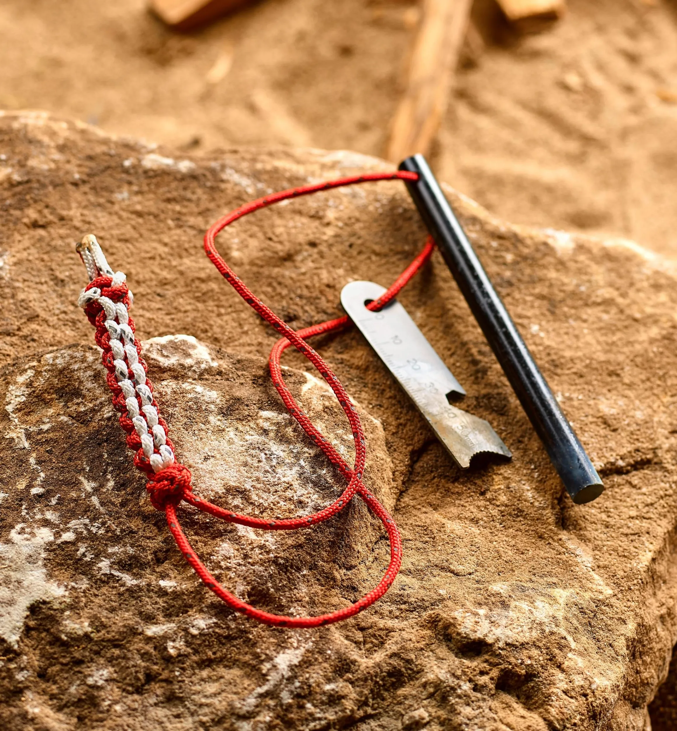 Lee Valley Outdoor Recreation>Firestarter Rod With Multi-Tool Striker