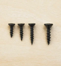 Lee Valley Screws>Flat-Head Black Steel Screws