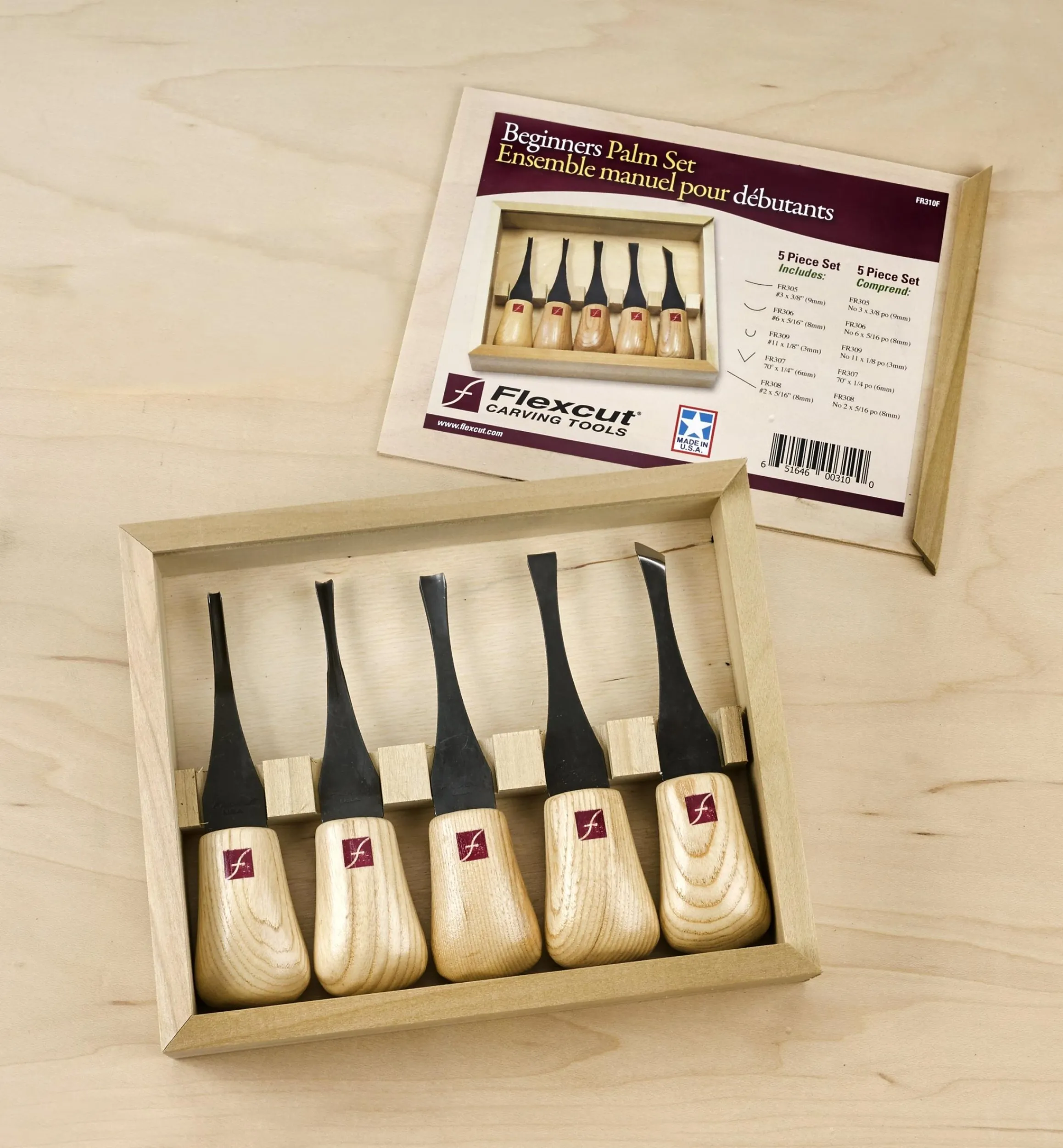 Lee Valley Hand Tools>Flexcut Palm Carving Set