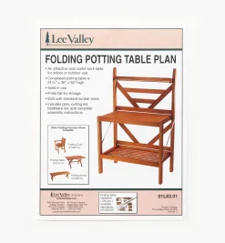 Lee Valley Plans>Folding Potting Table Plan