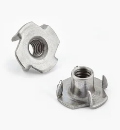 Lee Valley Jig & Fixture Parts>Four-Prong T-Nuts (5/16-18 Thread)