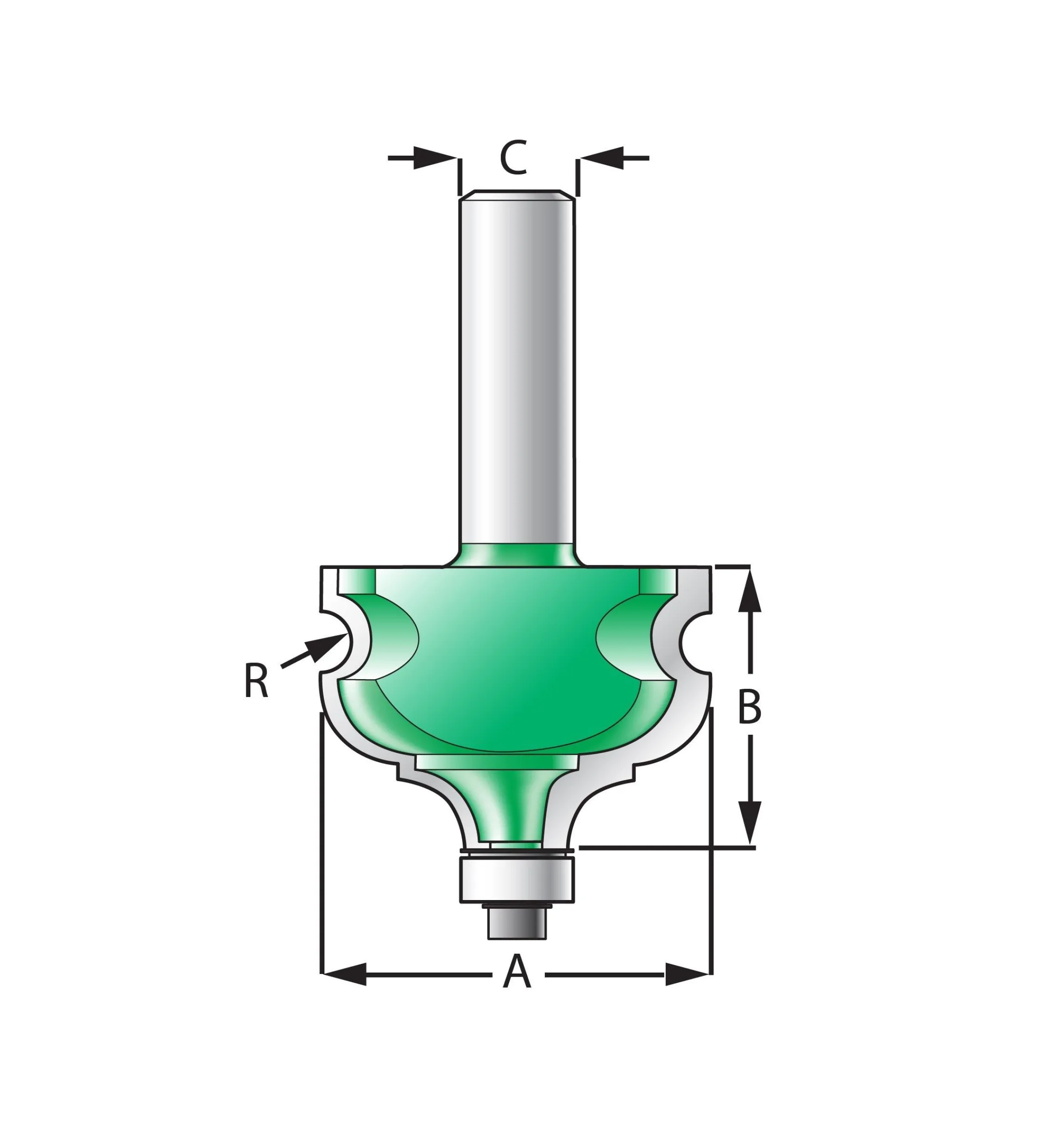 Lee Valley Routing>French Provincial Classic #2 Bit