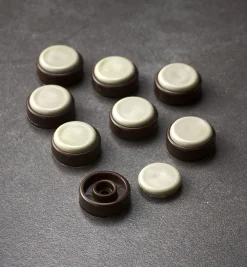 Lee Valley Glides>Furniture Sliders, Chocolate Color