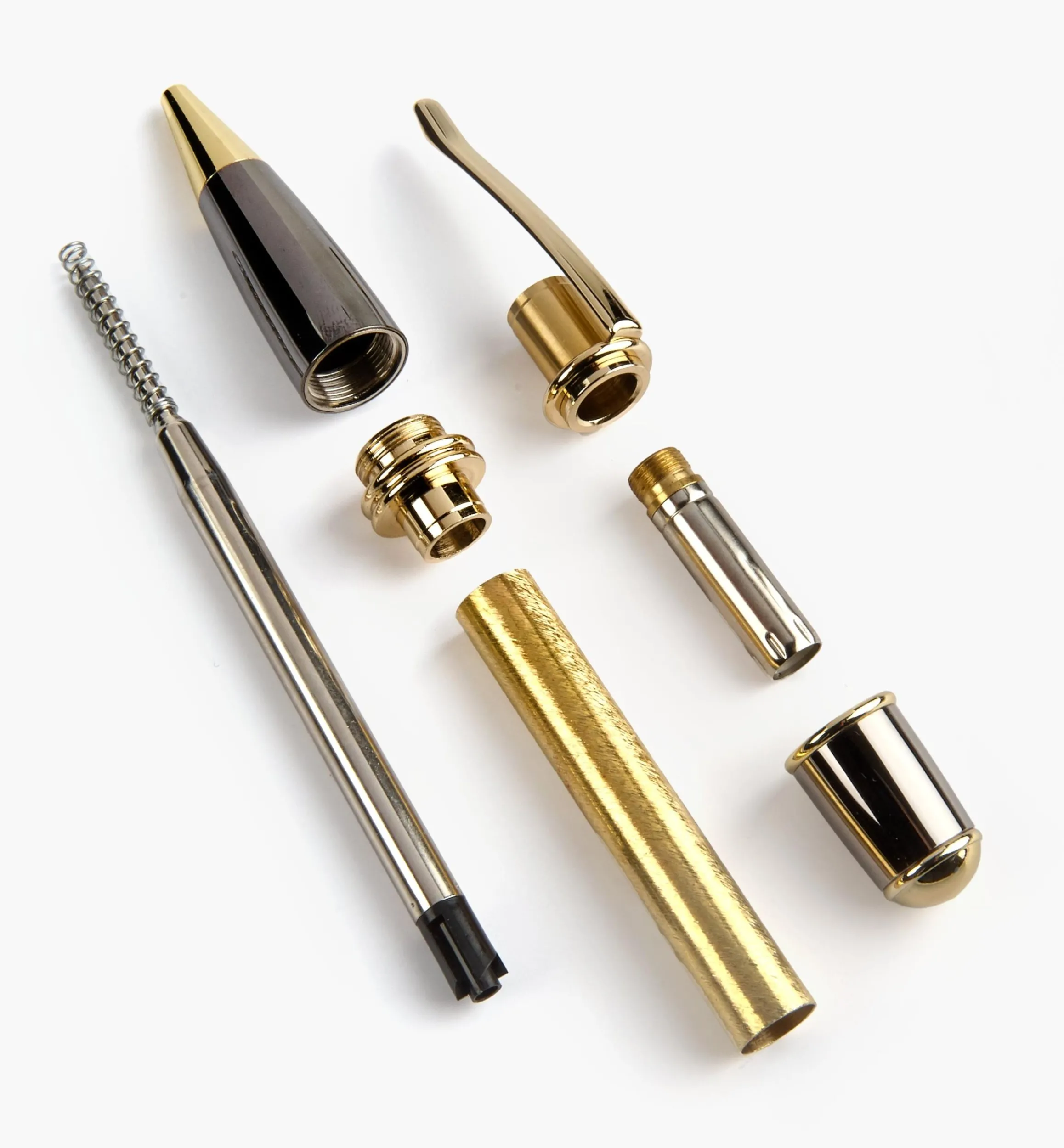 Lee Valley Project Supplies>Gatsby Grande Ballpoint Twist Pen Hardware