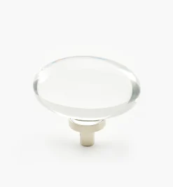 Lee Valley Knobs>Glacio Oval Knob