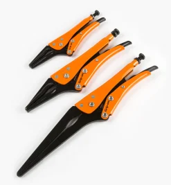 Lee Valley Hand Tools>Grip-On Locking Pliers Long-Jaw Set