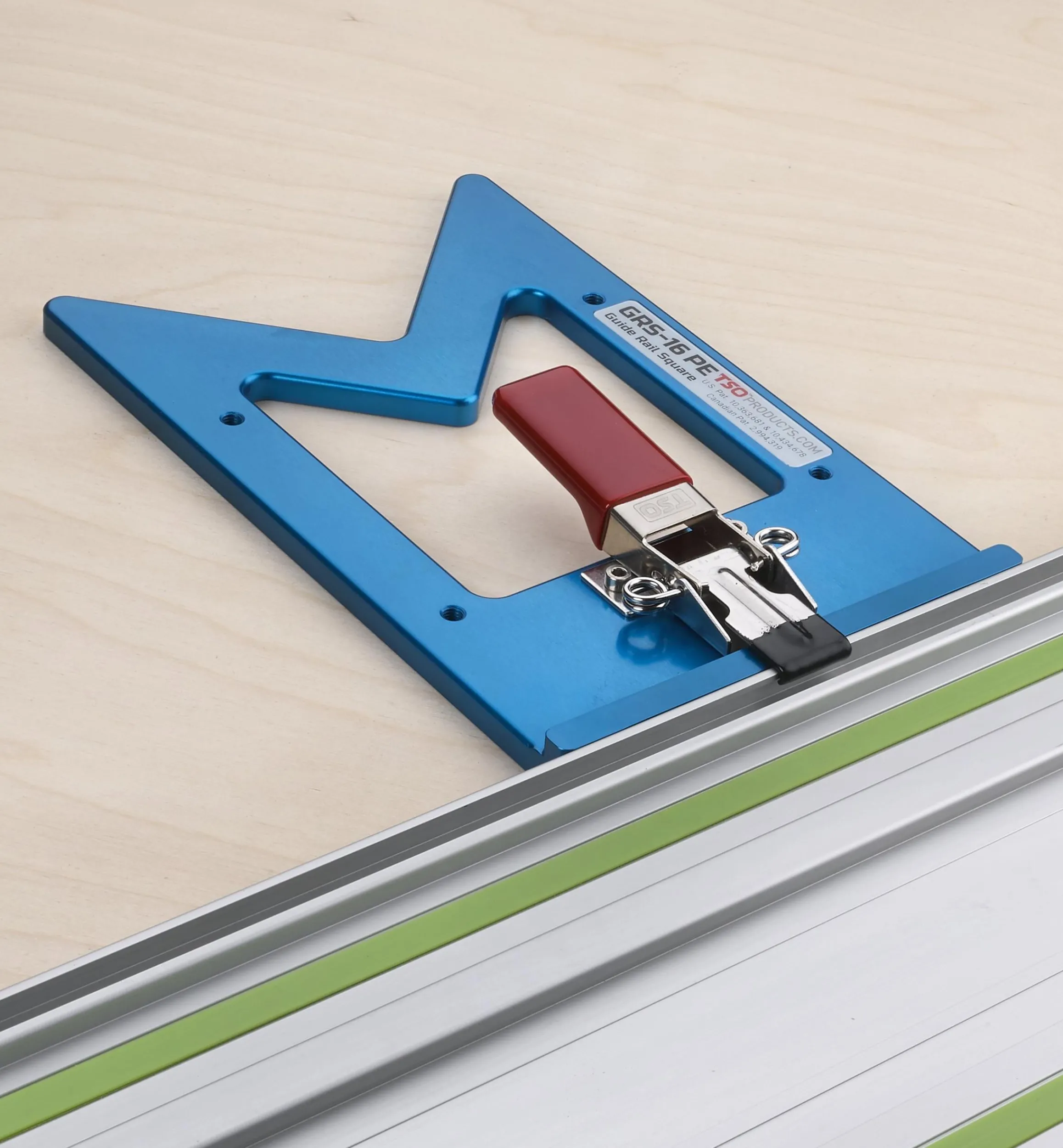 Lee Valley Power Tool Accessories>GRS-16 & GRS-16 PE Guide Rail Squares Set