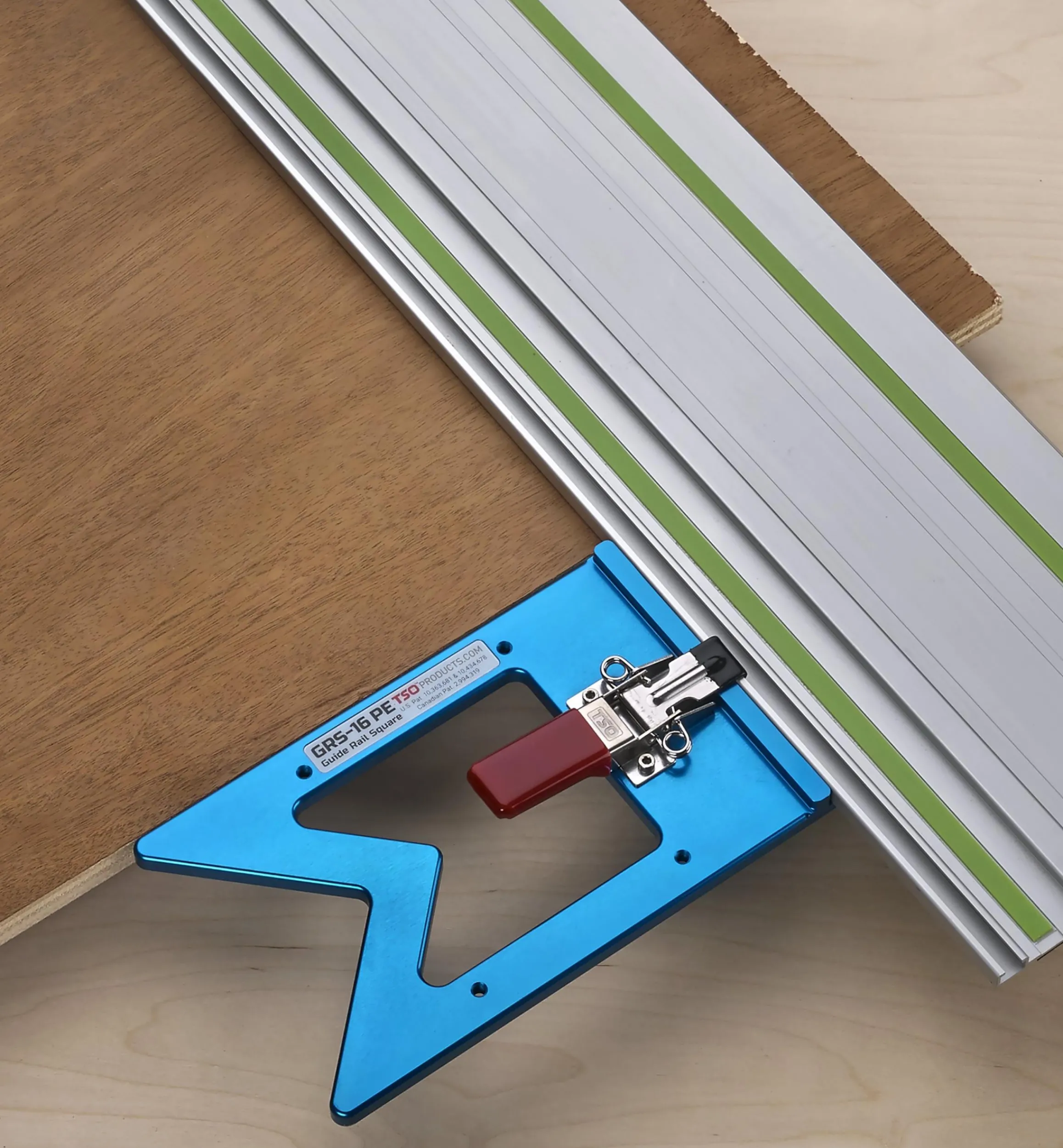 Lee Valley Power Tool Accessories>GRS-16 PE Guide Rail Square