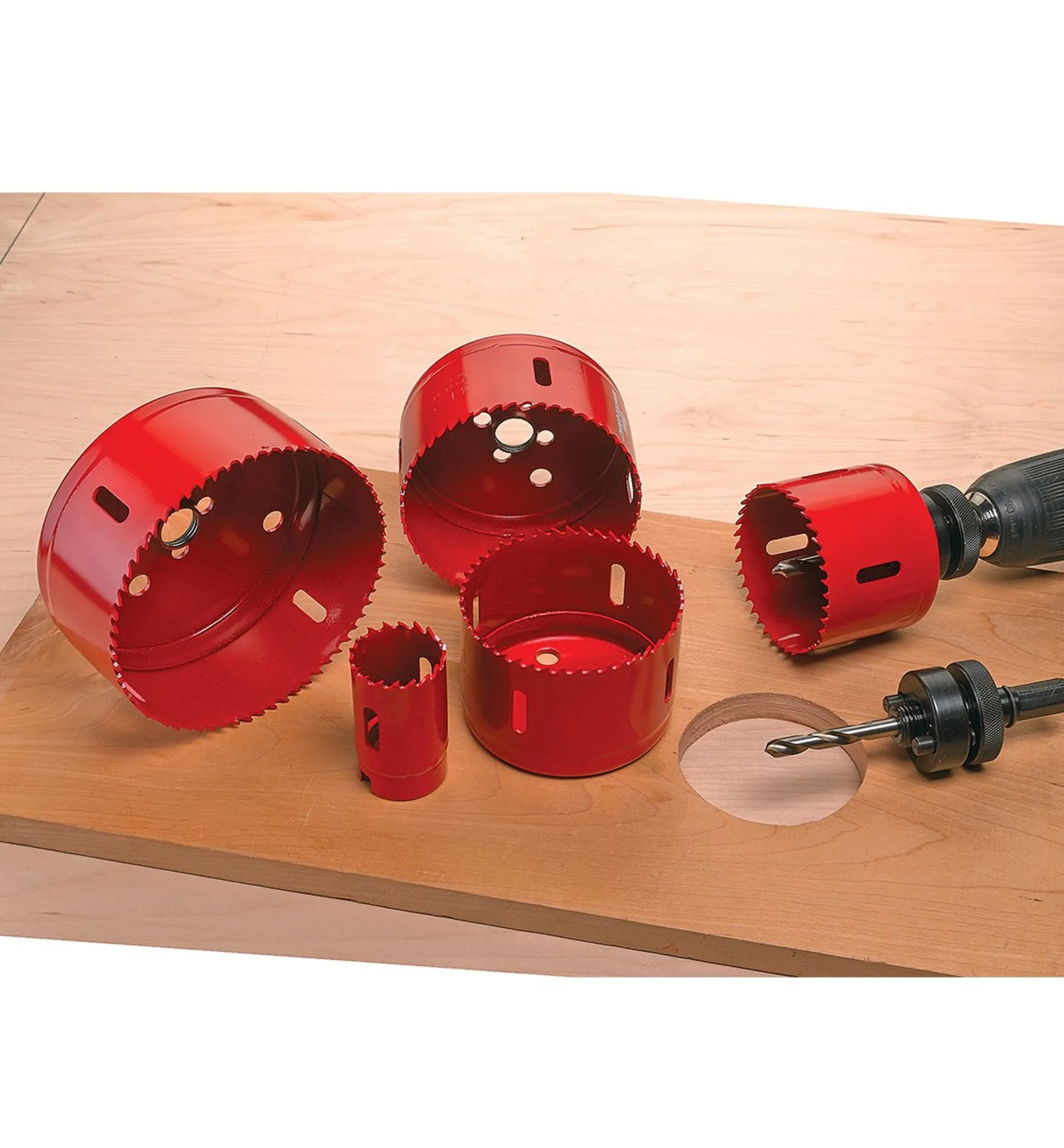 Lee Valley Power Tool Accessories>Hole Saws - Bimetal (HSS-Tipped)