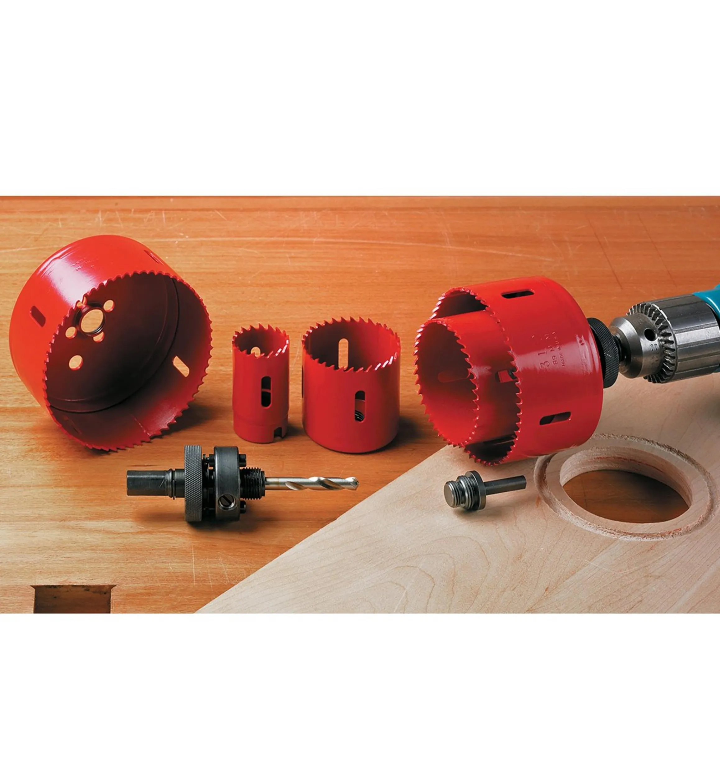 Lee Valley Power Tool Accessories>Hole Saws - Bimetal (HSS-Tipped)