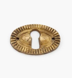 Lee Valley Escutcheons>Horizontal Cast Ribbon Escutcheons