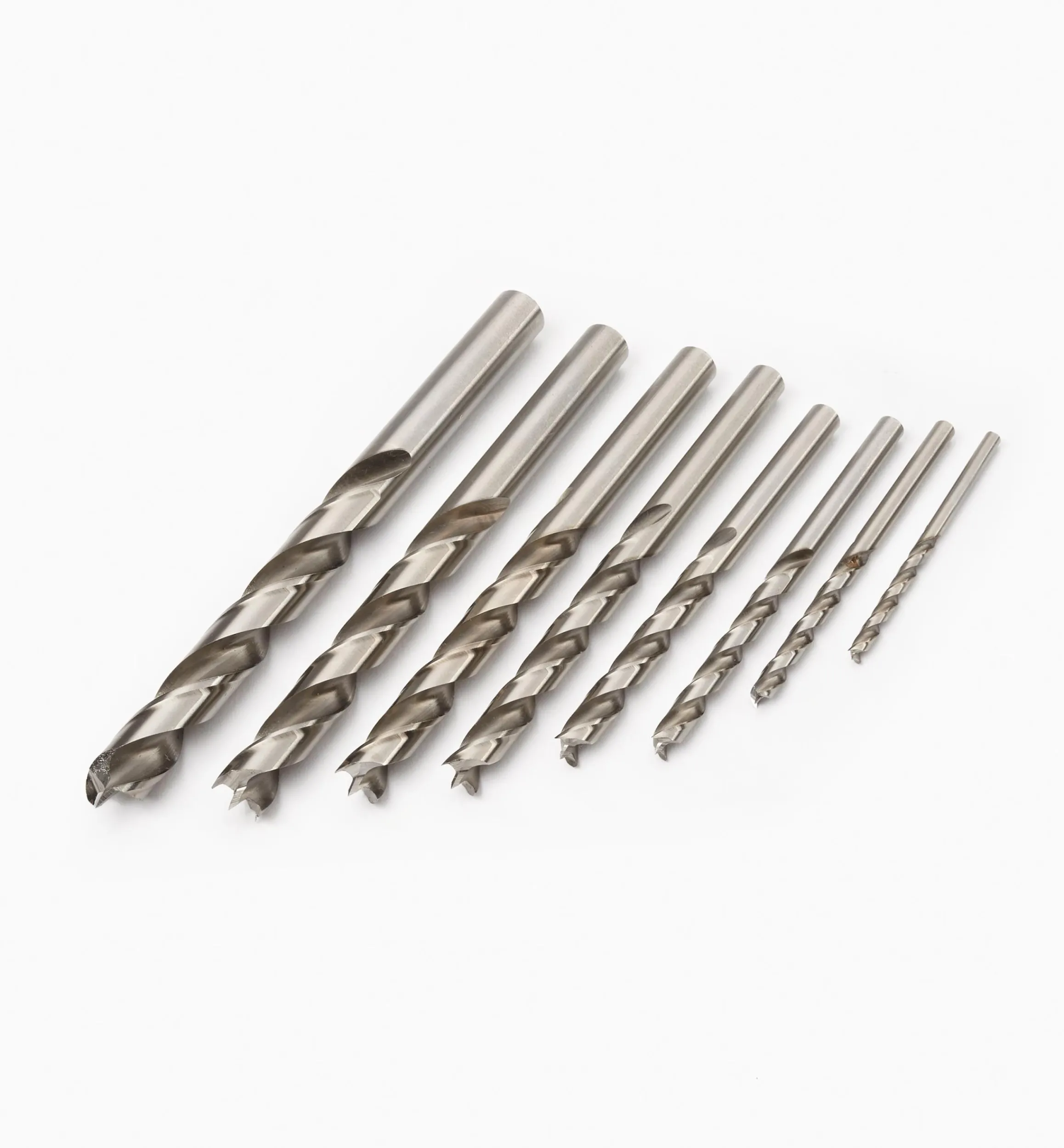 Lee Valley Power Tool Accessories>HSS Lipped Metric Brad-Point Drills