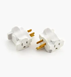 Lee Valley Power Cords & Bars>Hug-A-Plug Low-Profile Plug Adapter
