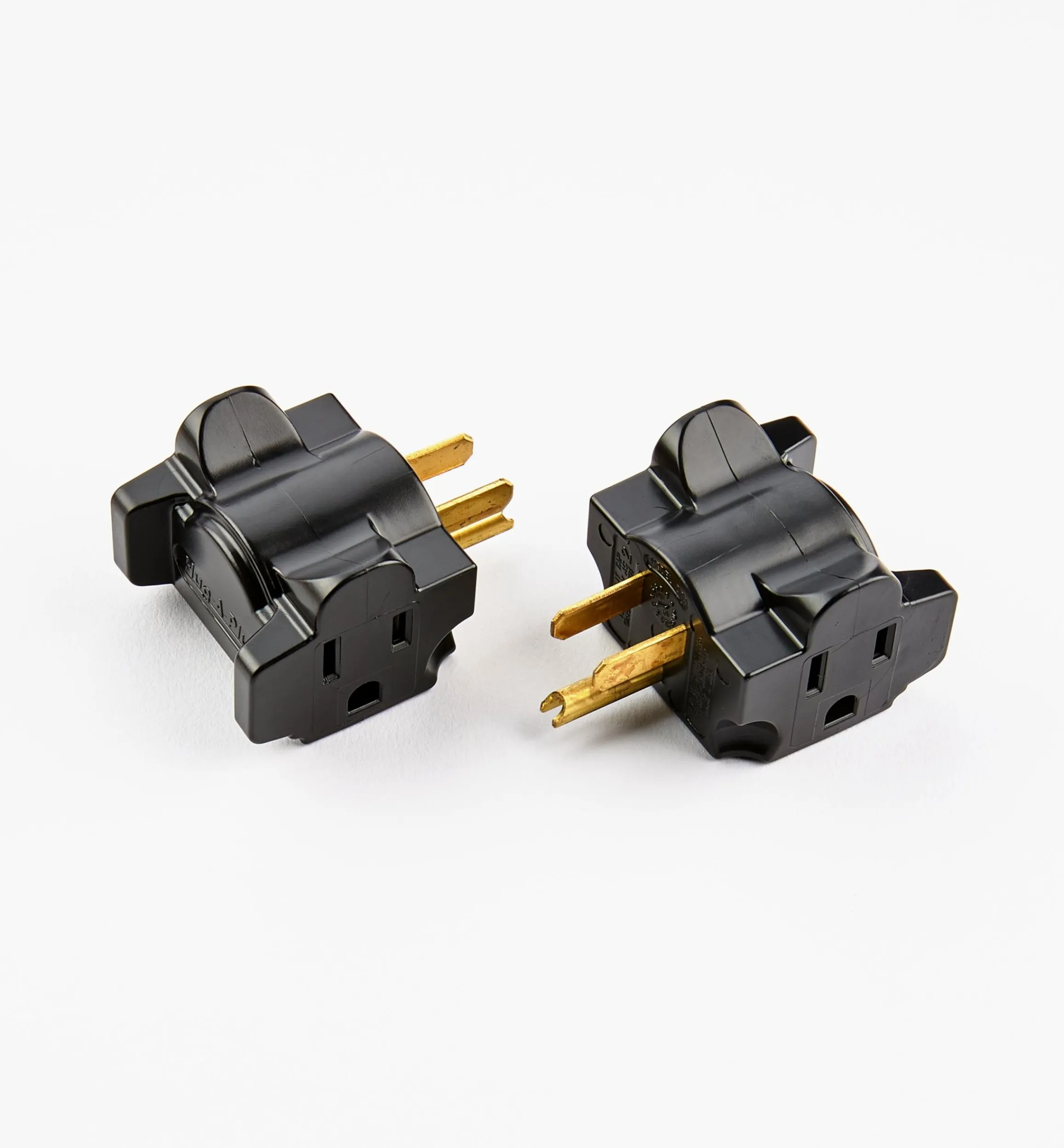 Lee Valley Power Cords & Bars>Hug-A-Plug Low-Profile Plug Adapter