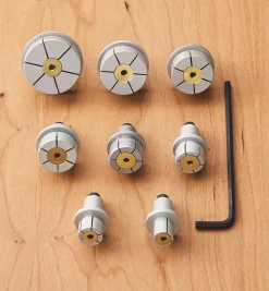 Lee Valley Power Tool Accessories>Individual Beall IX Collets