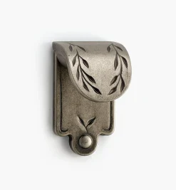 Lee Valley Pulls>Inspirations Leaf Motif Finger Pull