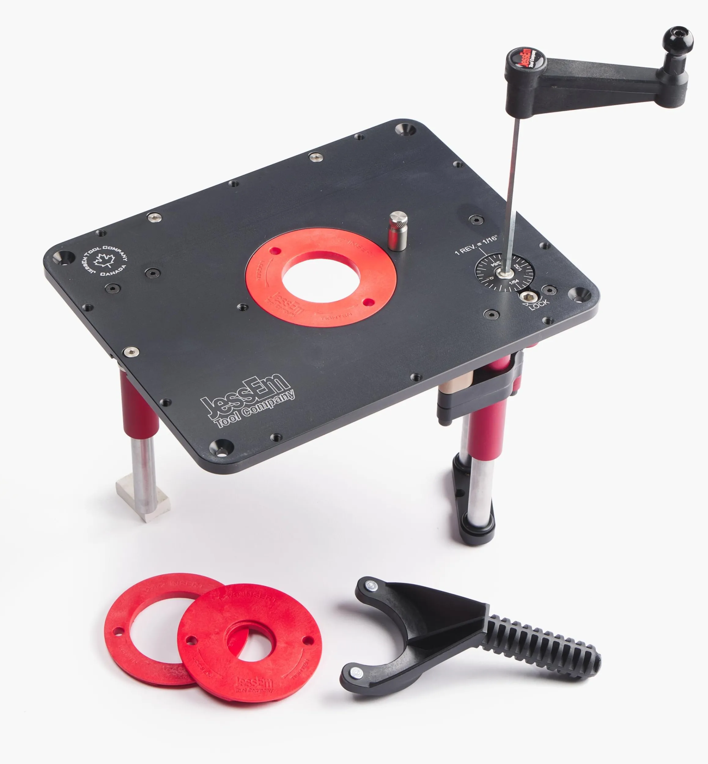 Lee Valley Power Tool Accessories>JessEm Prestige Router Lift For Plunge Routers