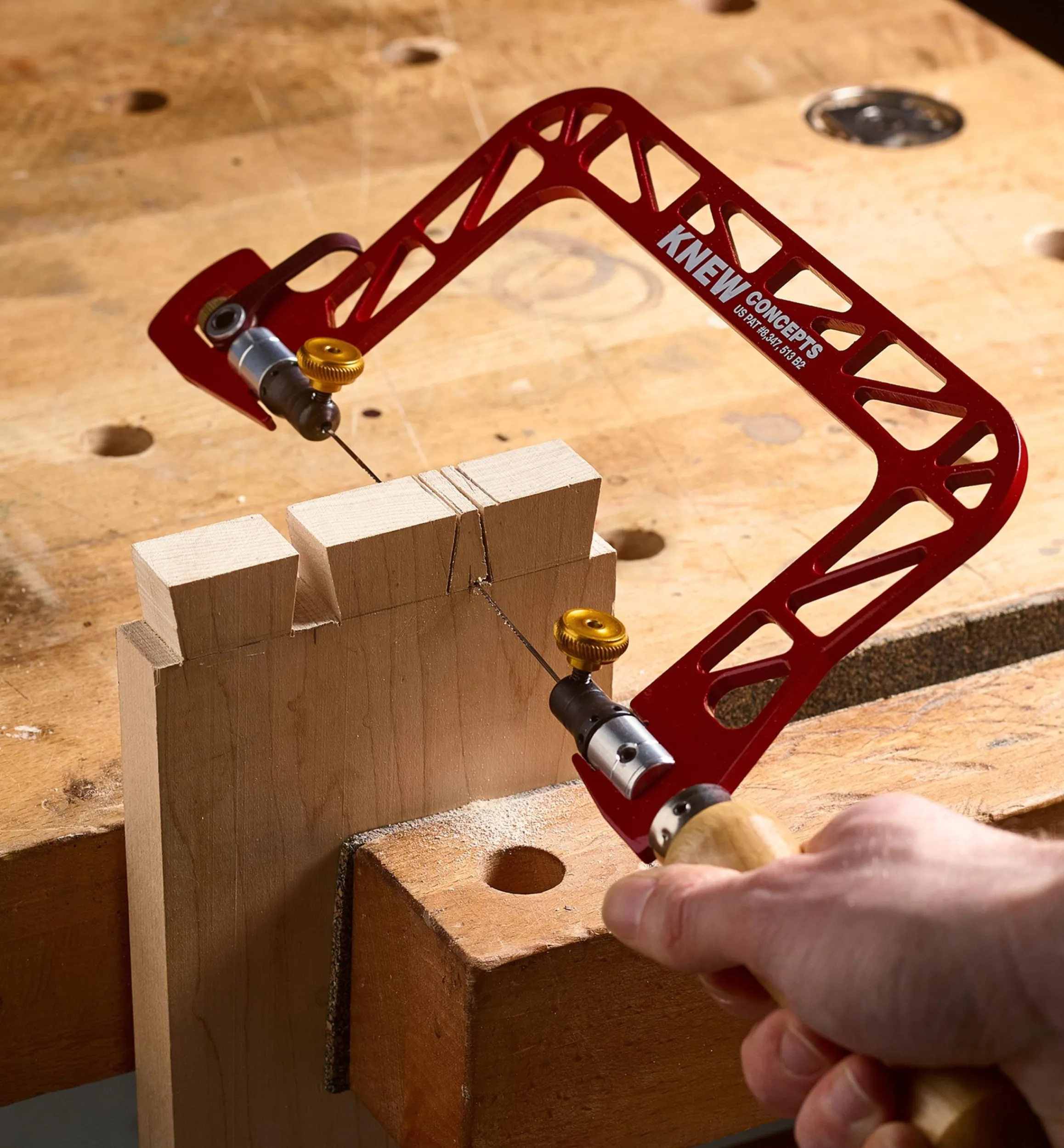 Lee Valley Saws>Knew Concepts Mk.IV Aluminum Swivel Fret Saws