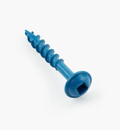 Lee Valley Screws>Kreg Blue-Kote Exterior Pocket-Hole Screws