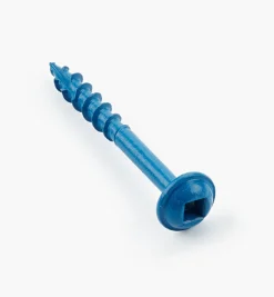 Lee Valley Screws>Kreg Blue-Kote Exterior Pocket-Hole Screws