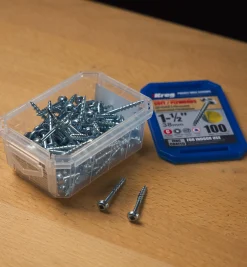 Lee Valley Screws>Kreg Washer-Style Head Pocket-Hole Screws