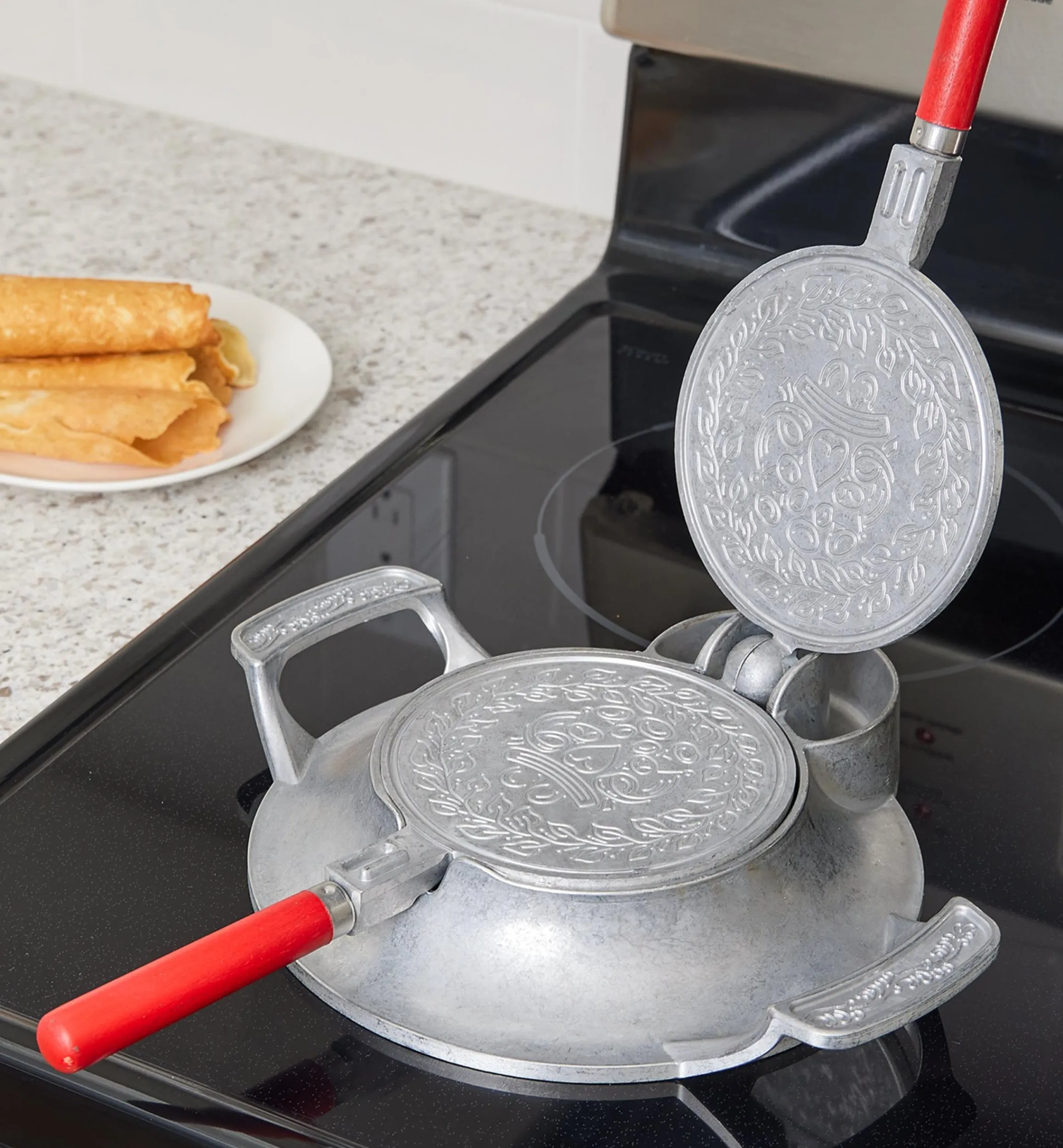 Lee Valley Cookware>Krumkake & Pizzelle Iron