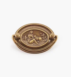 Lee Valley Pulls>Lamb Plate Pulls